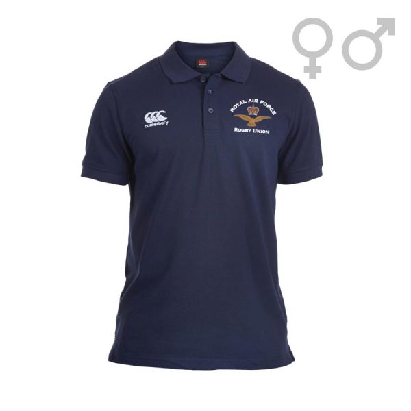 RAF Rugby Union Pique Polo Front